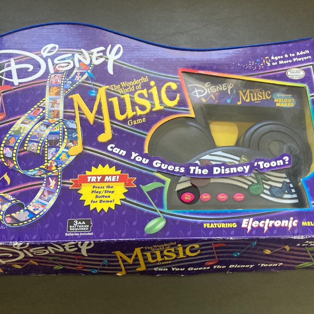 DISNEY The Wonderful World of Music Board Game